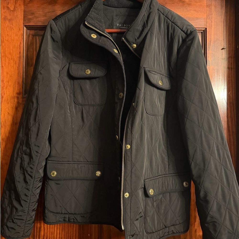 Talbots Women's Black Quilted Field Jacket - Picture 2 of 7